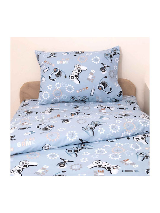 Viopros Duvet Crib Cotton Blue BLUE 120x160cm