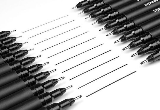 Stylefile Marker Ακρυλικός Μαρκαδόρος Πολύχρωμος 0.1mm