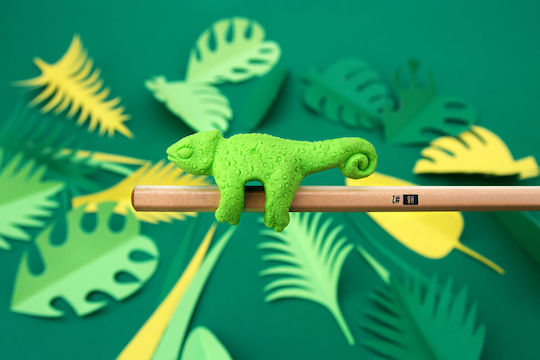 Pencil & Eraser Jungle Eraser Chameleon