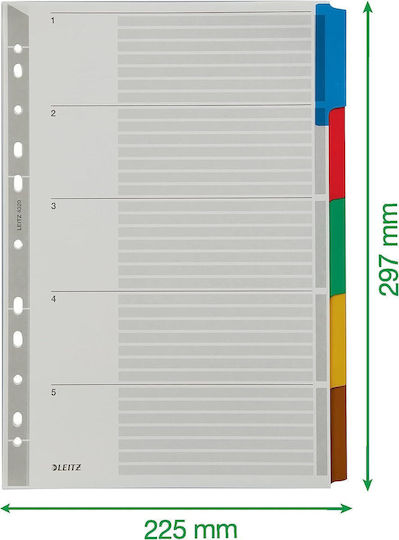 Διαχωριστικά 5 Θεμάτων Leitz 4320