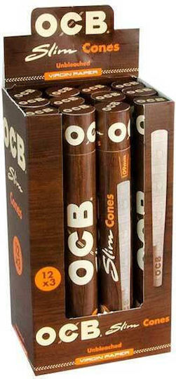 Ocb Zigarren Slim Unbleached 110mm 12 Stück