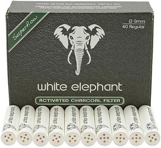 Elephant Active Charcoal Φιλτράκια Πίπα Καπνού 9mm 64007