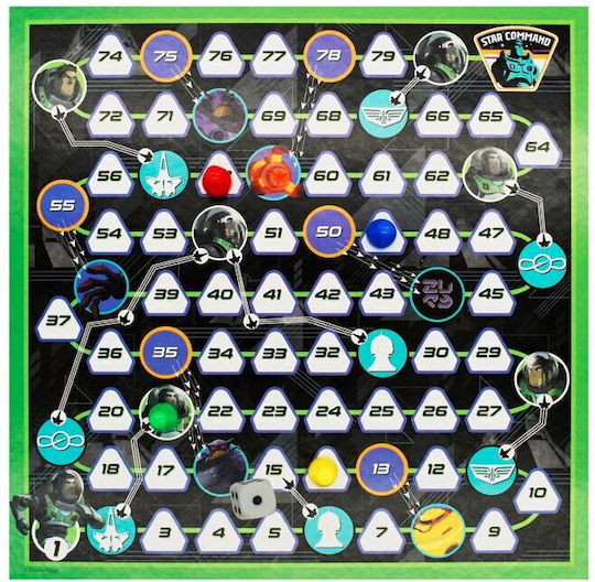 Brettspiel Game Buzz Astral Lightyear 4+ Jahre (EN) Cartamundi