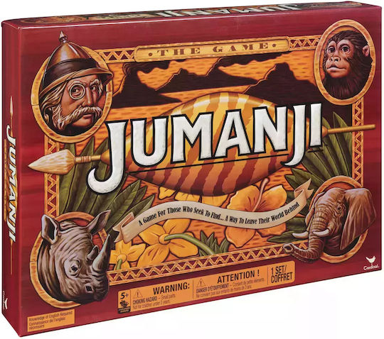 Board Game Jumanji for 2-4 Players 5+ Years Old (RO) Spin Master
