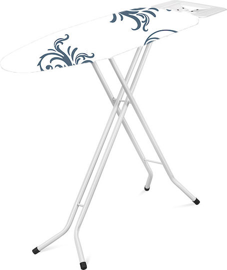 Vesta Basic Ironing Board for Steam Iron Foldable Floral Swirls 119x34x83cm