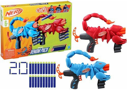 Нерф Пусково Устройство Venom Pack Елит 2.0 За 8+ Години