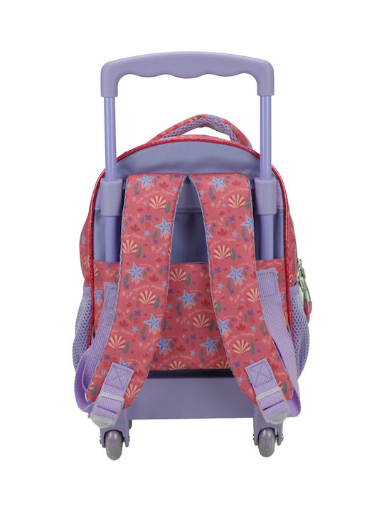 Gim Princess Ariel School Trolley Bag Kindergarten With Water Bottle Holder Multicolour 12 Litre 25 x 15 x 30cm 2025