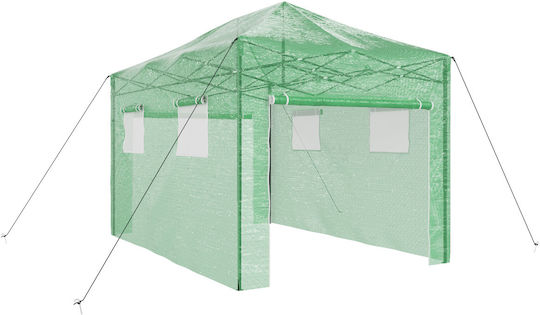 vidaXL 42006642 Seră Casa cu Cadru Metalic 4.1x2.8x3.15m
