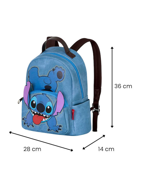 Karactermania Stitch School Backpack for Elementary Blue 24.5 x 14 x 29 cm