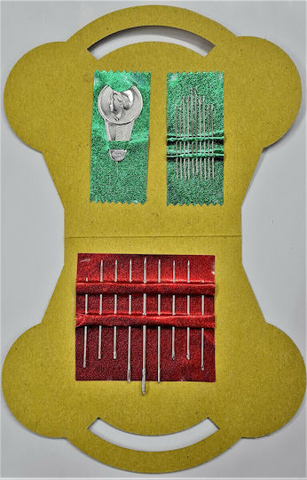 Travel Sewing Set Czech Paper Includes 19 High-Quality Needles One Threader German Anfiler 13.5x10.5cm Prym Galant 1080