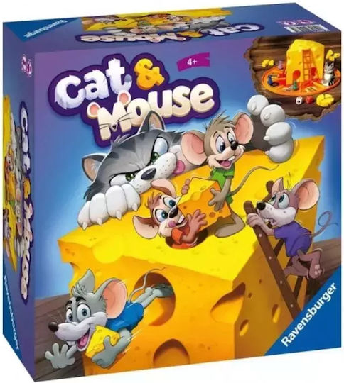 Board Game Cat and Mouse for 2-4 Players 4+ Years Old (RO) Ravensburger