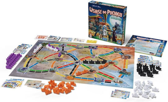 Board Game Get On The Ghost Train 6+ Years Old (PL) Rebel Games