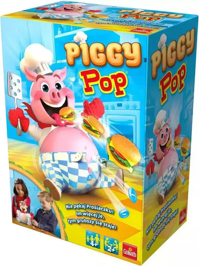 Board Game Piggy Pop (pl) for 2-6 Players 4+ Years Old (PL) Goliath