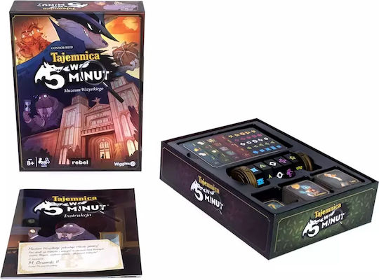 Board Game SleuthMaster five-Minute Enigma Crack for 1-6 Players 8+ Years Old (PL) Enigma