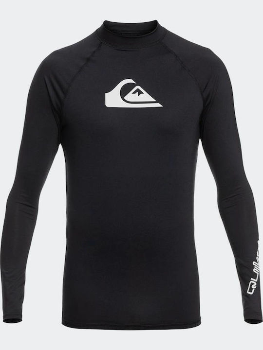 Quiksilver Men's Long Sleeve Sun Protection Shirt Black