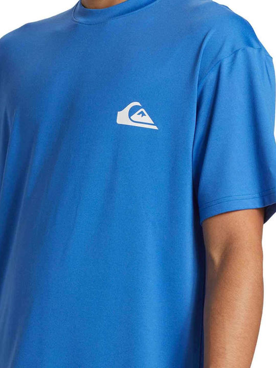 Quiksilver Everyday Men's Short Sleeve Sun Protection Shirt Blue