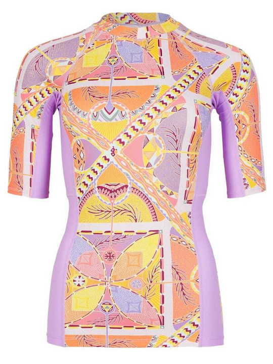 O'Neill O'Neill Anglet Mehrfarbige Frauen Kurzärmelig Sonnenschutzshirt UPF 50+