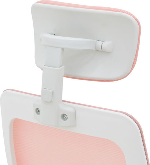 Pakketo Peja Office Chair Pink-frame White