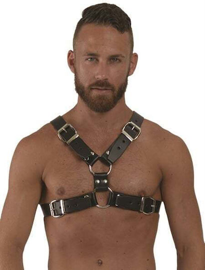Mister B Ανδρικό Harness Μαύρο