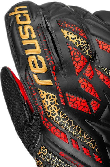 Reusch Attrakt Solid Adults Goalkeeper Gloves Black