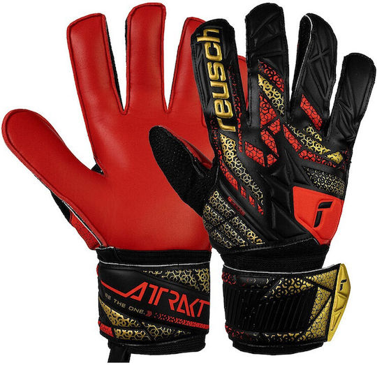 Reusch Attrakt Solid Adults Goalkeeper Gloves Black