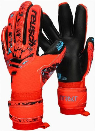 Reusch Attrakt Γάντια Τερματοφύλακα Παιδικά Κόκκινα
