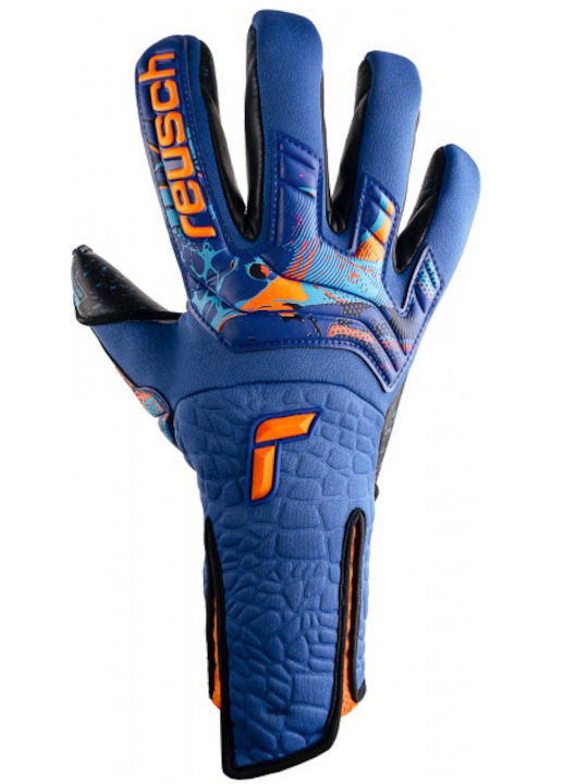 Reusch Attrakt Fusion Strapless Adaptiveflex Adults Goalkeeper Gloves Blue