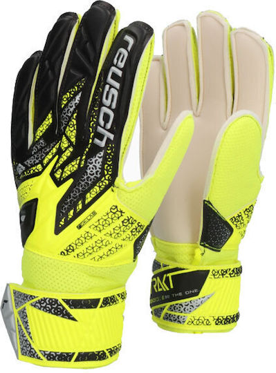 Reusch Attrakt Solid Kids Goalkeeper Gloves Yellow