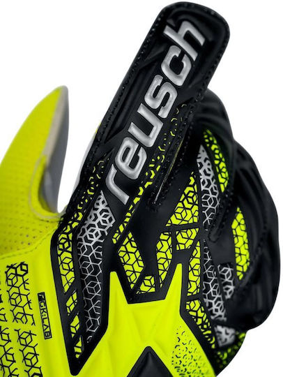 Reusch Attrakt Solid Kids Goalkeeper Gloves Yellow