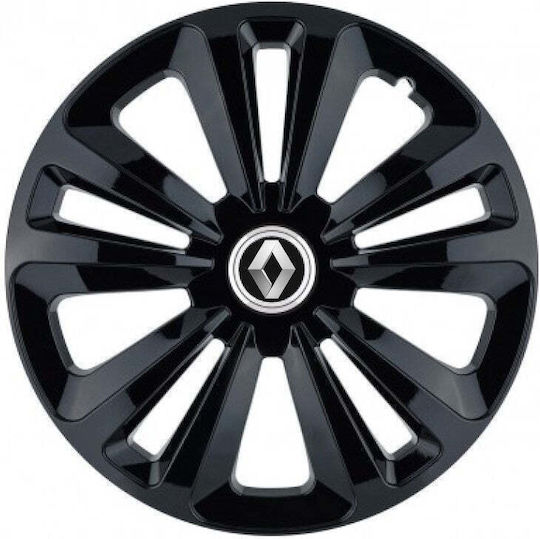 Set Capace De Roți Auto 4 Bucăți 14 Inch Portocalii