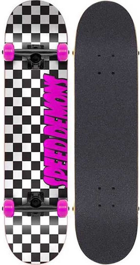 Speed Demons Skate Checkers 7.75" Complete Shortboard Πολύχρωμο