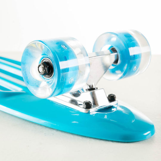 Fish Skateboards Mini Cruiser Led 6" Complete Penny Board Μπλε