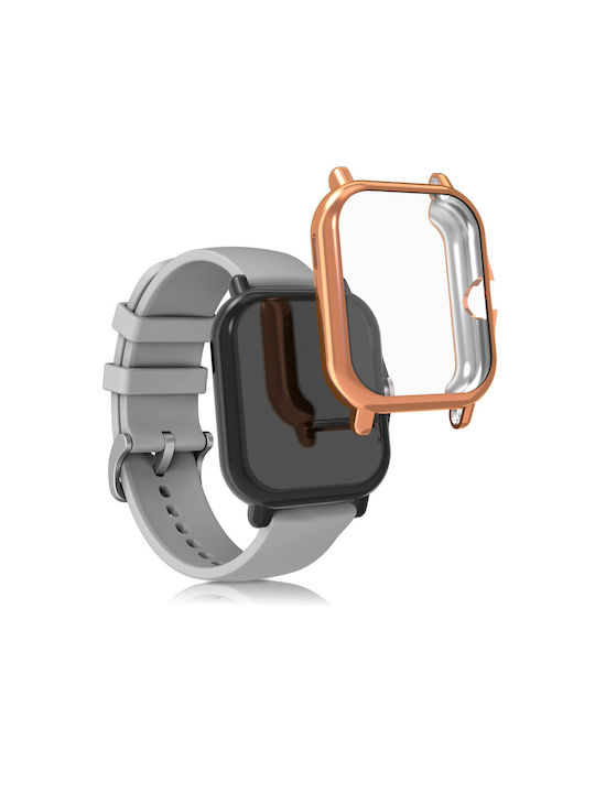 KWmobile Силиконов Калъф в Черен цвят за Huami Amazfit GTS 3, GTS 2, GTS 2e