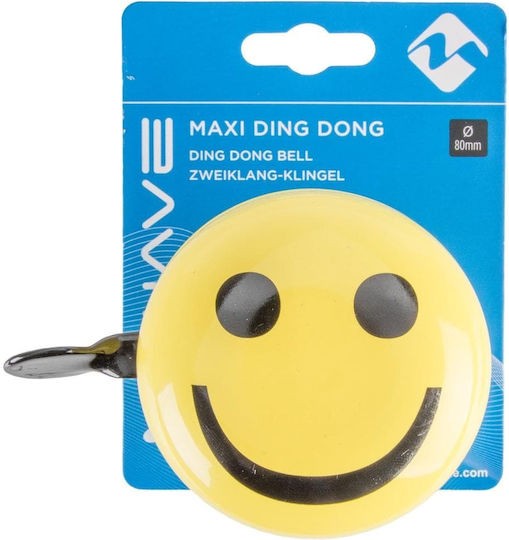 M-Wave Smile Maxi Велосипедно камбанче Жълт