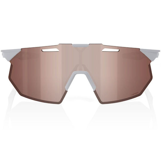 100% Fahrradbrillen Hypercraft SQ mit Gray Rahmen und Mehrfarbig Linsen