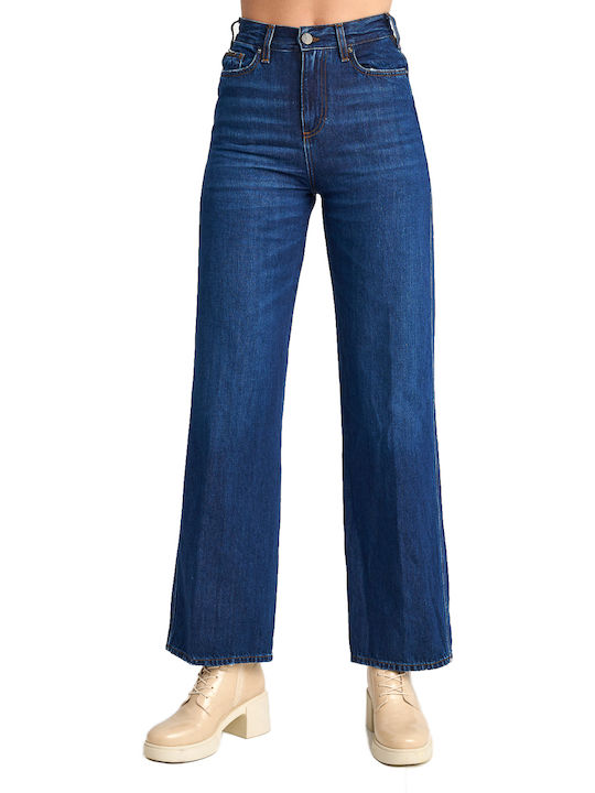 Zoe Ψηλόμεσο Γυναικείο Jean Παντελόνι σε Wide Γραμμή