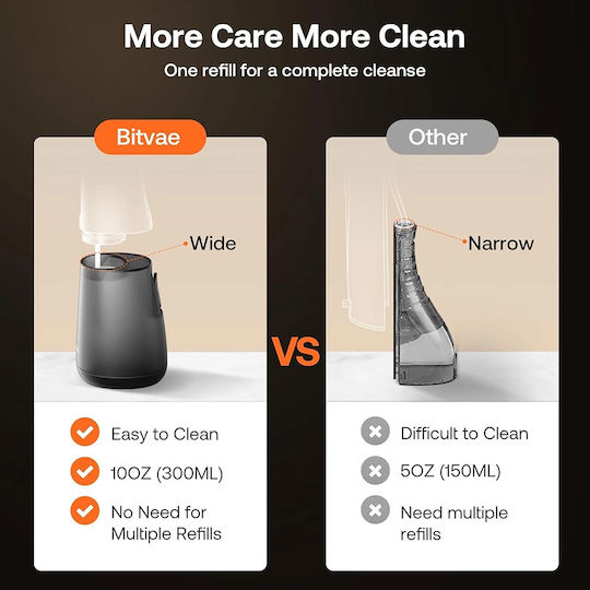 Bitvae Water Flosser Μαύρο