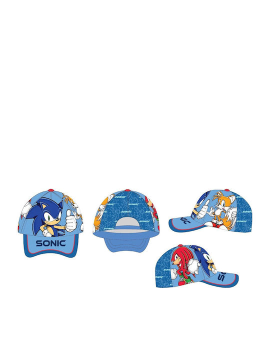Sega Kids' Hat Jockey Fabric Sonic Blue