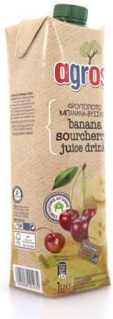 Agros Banane/Kirsche 1000ml 1Stück