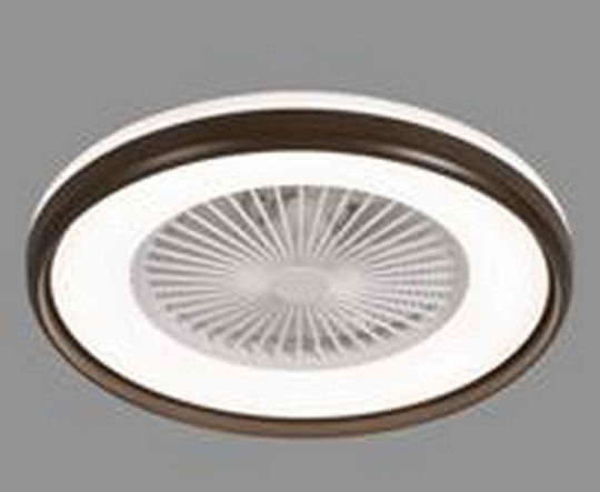 Lineme Calmo Ceiling Fan with Light Fixture Brown