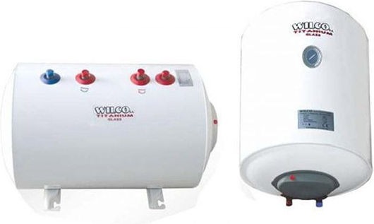 Wilco Titanium Glass Θερμοσίφωνας 40lt Glass Κάθετος 4kW