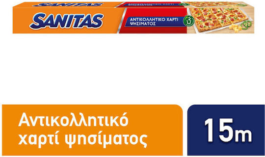 Sanitas Non-stick Baking Paper Cut Into Sheets 15m x 38cm