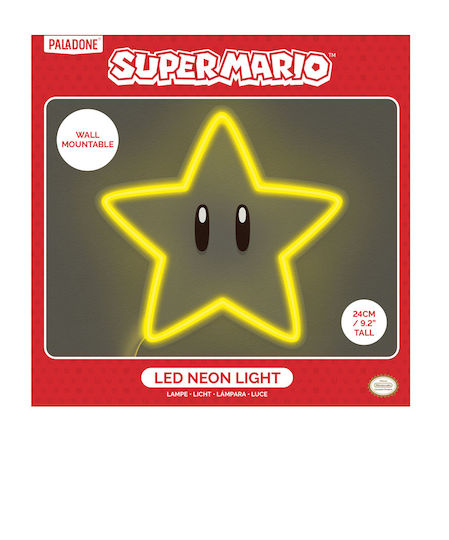 Paladone Led Kids Decorative Lamp Yellow 25x24cm