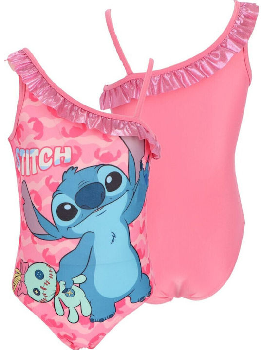 Disney Lilo & Stitch Детски Бански Една част Розов
