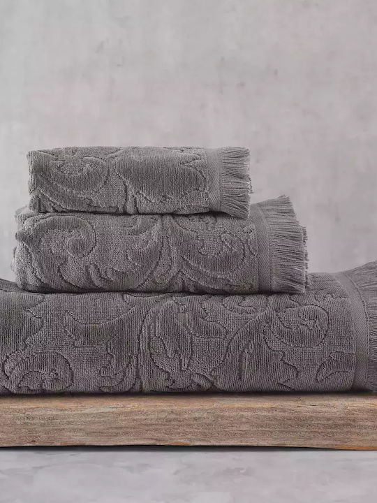 Rythmos Hand Towel Sienna 30x50cm Grey Weight 480gr/m²