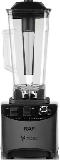 Raf Blender With Glass Jug 2 Lt 1800W Black R-2804
