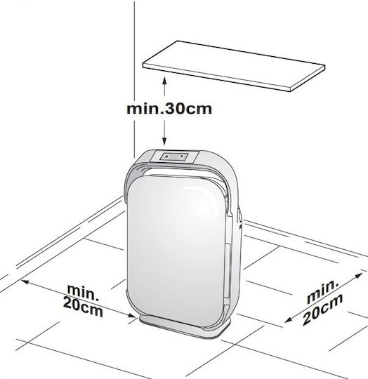 Olimpia Splendid Aura Absolute Ιονιστής / Καθαριστής Αέρα 55W για Χώρους 50m²
