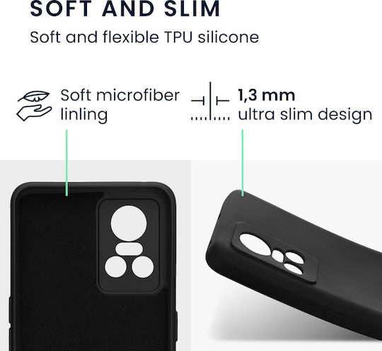 KWmobile Back Cover Silicon Negru (Realme GT Neo 3)