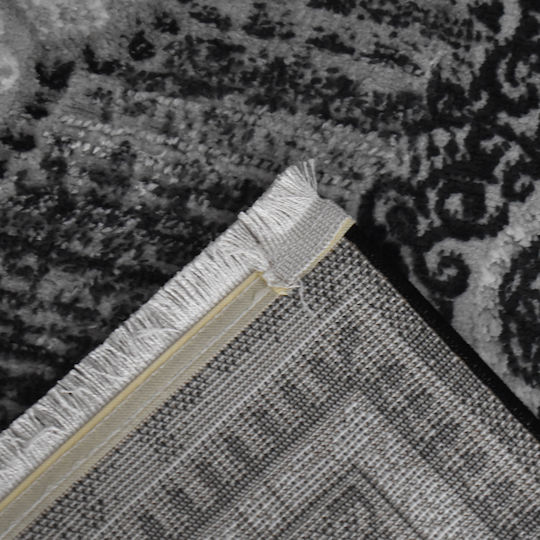Saray Home Halic Modern Bedroom Rugs Set Gray HL621 GR 3pcs