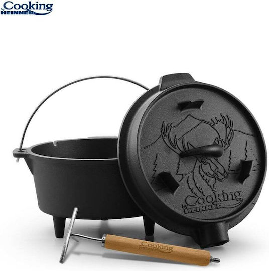 Heinner Nature Deep Pot made of Cast Iron 7lt / 29.5cm Heinner Nature Deep Pot made of Cast Iron 7lt / 29.5cm